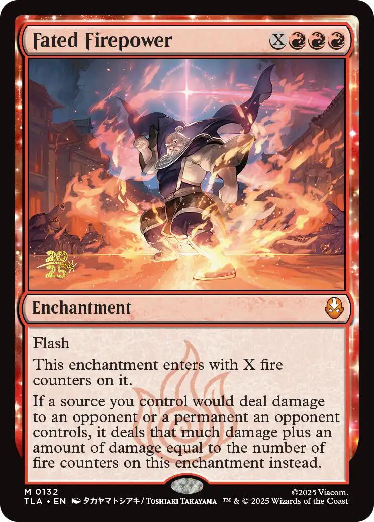Fated Firepower [Avatar: The Last Airbender Prerelease Cards] | Gate City Games LLC