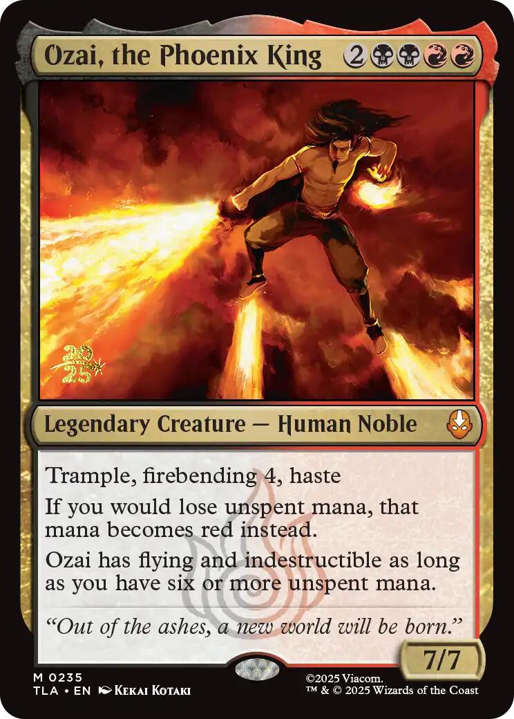 Ozai, the Phoenix King [Avatar: The Last Airbender Prerelease Cards] | Gate City Games LLC