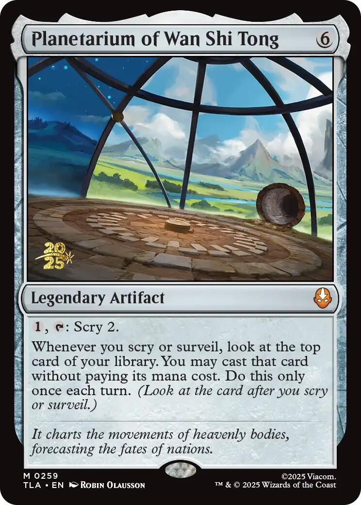 Planetarium of Wan Shi Tong [Avatar: The Last Airbender Prerelease Cards] | Gate City Games LLC