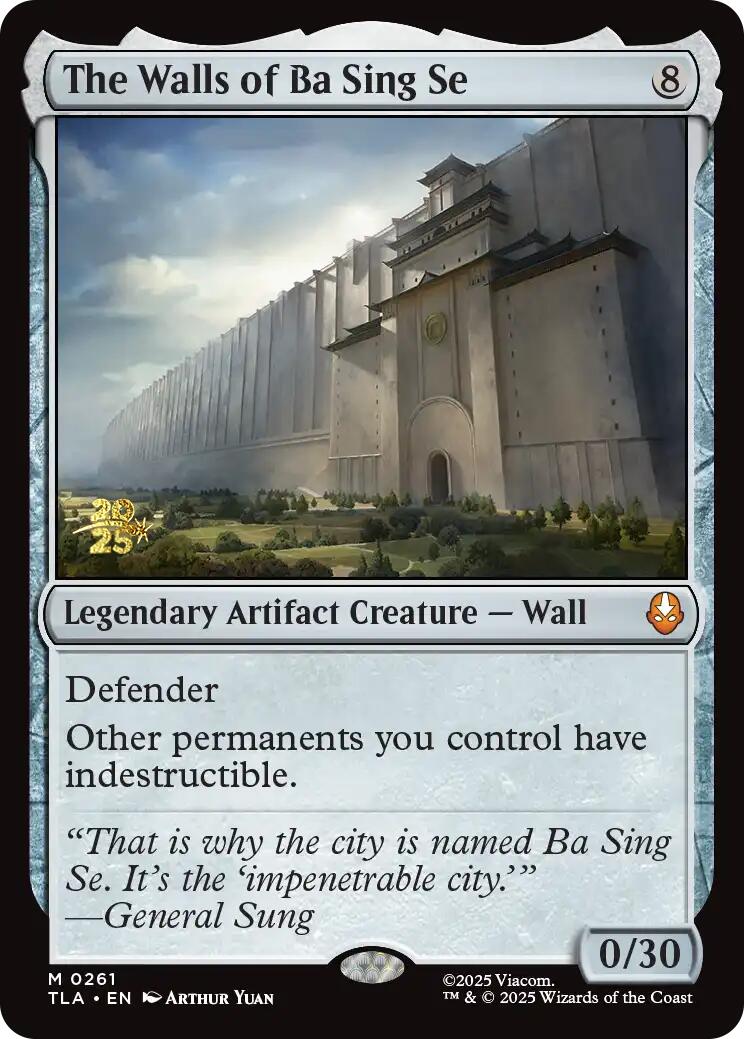 The Walls of Ba Sing Se [Avatar: The Last Airbender Prerelease Cards] | Gate City Games LLC