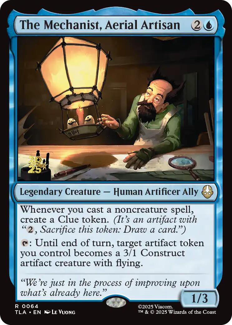 The Mechanist, Aerial Artisan [Avatar: The Last Airbender Prerelease Cards] | Gate City Games LLC