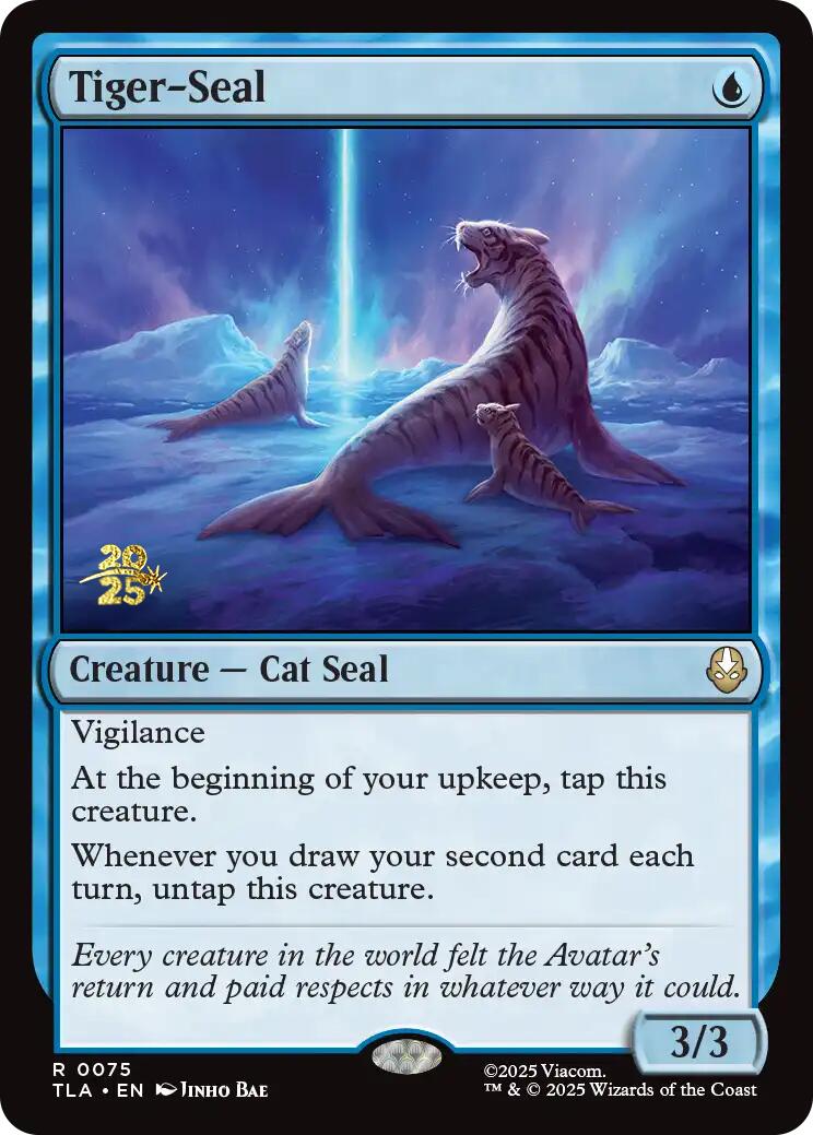 Tiger-Seal [Avatar: The Last Airbender Prerelease Cards] | Gate City Games LLC
