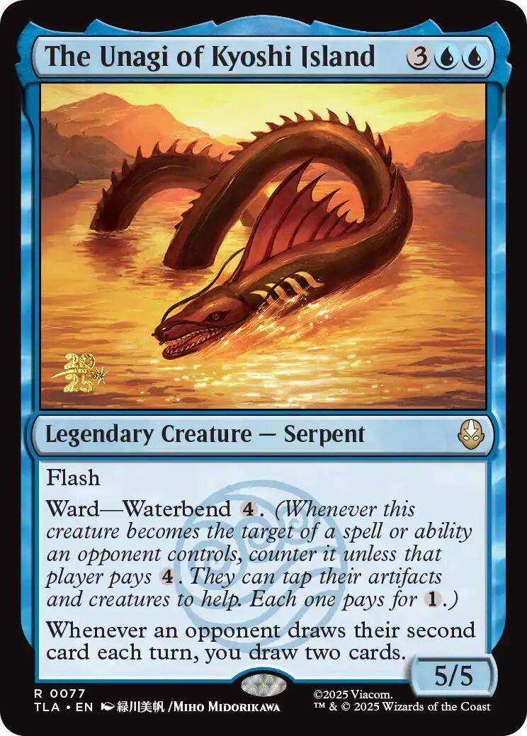 The Unagi of Kyoshi Island [Avatar: The Last Airbender Prerelease Cards] | Gate City Games LLC