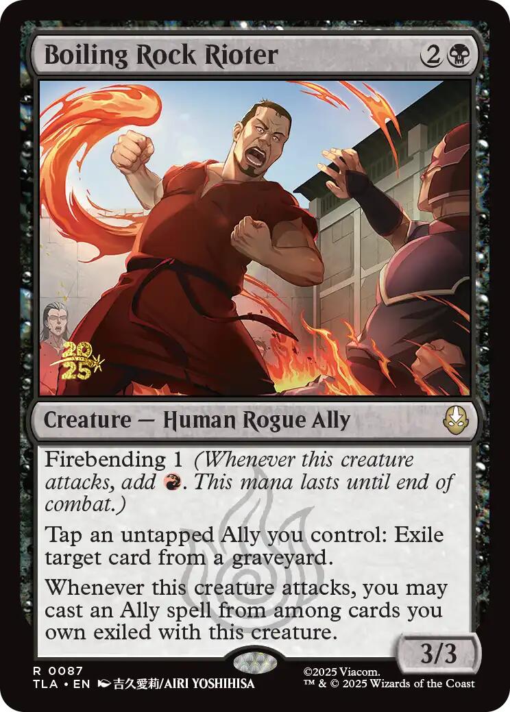 Boiling Rock Rioter [Avatar: The Last Airbender Prerelease Cards] | Gate City Games LLC