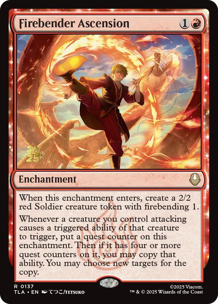 Firebender Ascension [Avatar: The Last Airbender Prerelease Cards] | Gate City Games LLC