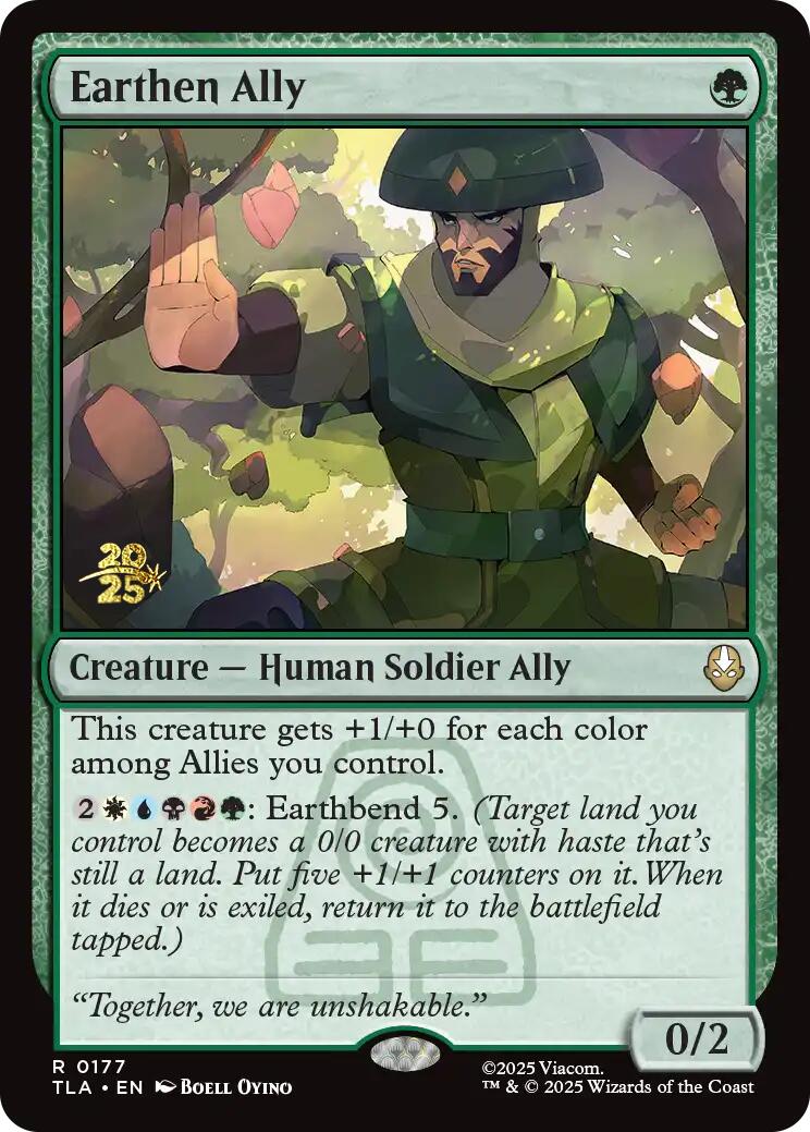 Earthen Ally [Avatar: The Last Airbender Prerelease Cards] | Gate City Games LLC
