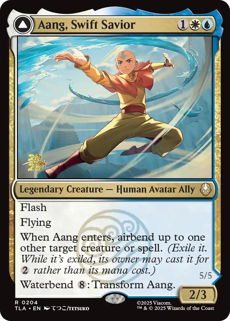 Aang, Swift Savior [Avatar: The Last Airbender Prerelease Cards] | Gate City Games LLC