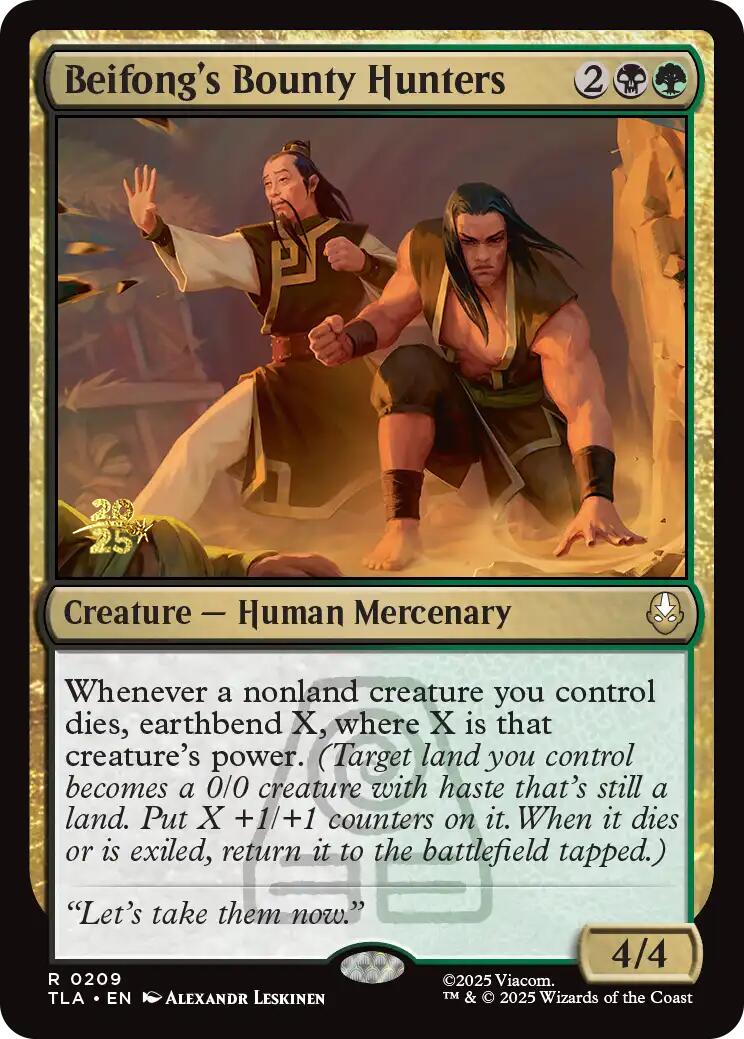 Beifong's Bounty Hunters [Avatar: The Last Airbender Prerelease Cards] | Gate City Games LLC