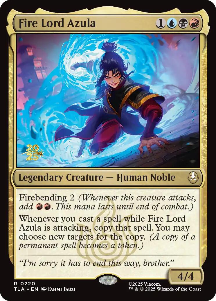 Fire Lord Azula [Avatar: The Last Airbender Prerelease Cards] | Gate City Games LLC