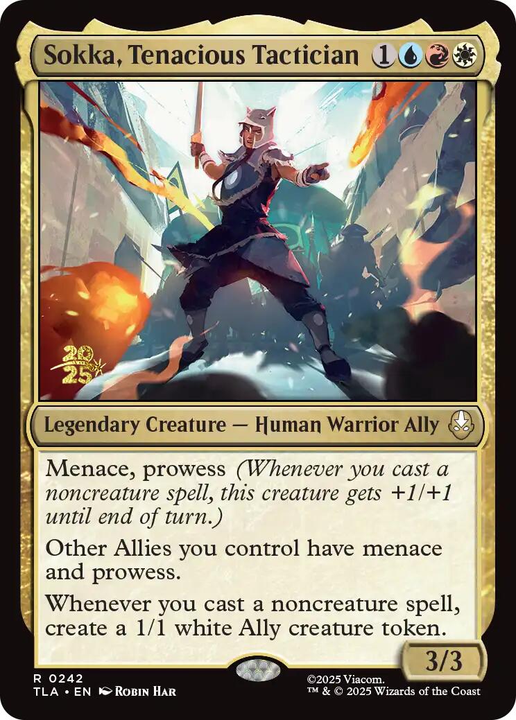 Sokka, Tenacious Tactician [Avatar: The Last Airbender Prerelease Cards] | Gate City Games LLC