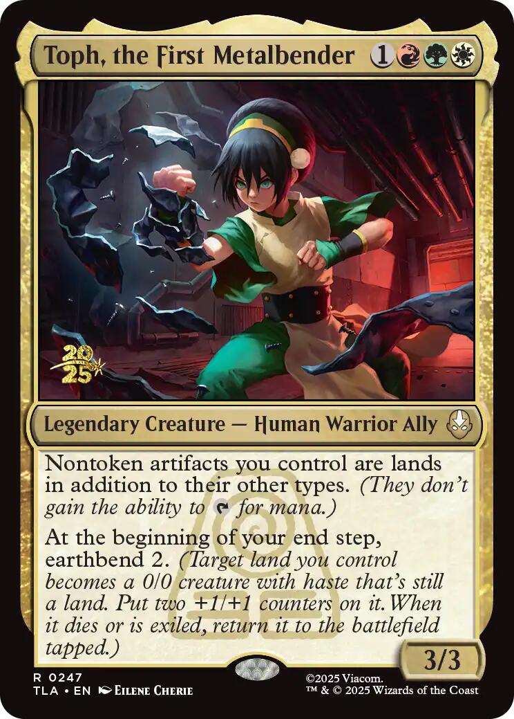 Toph, the First Metalbender [Avatar: The Last Airbender Prerelease Cards] | Gate City Games LLC