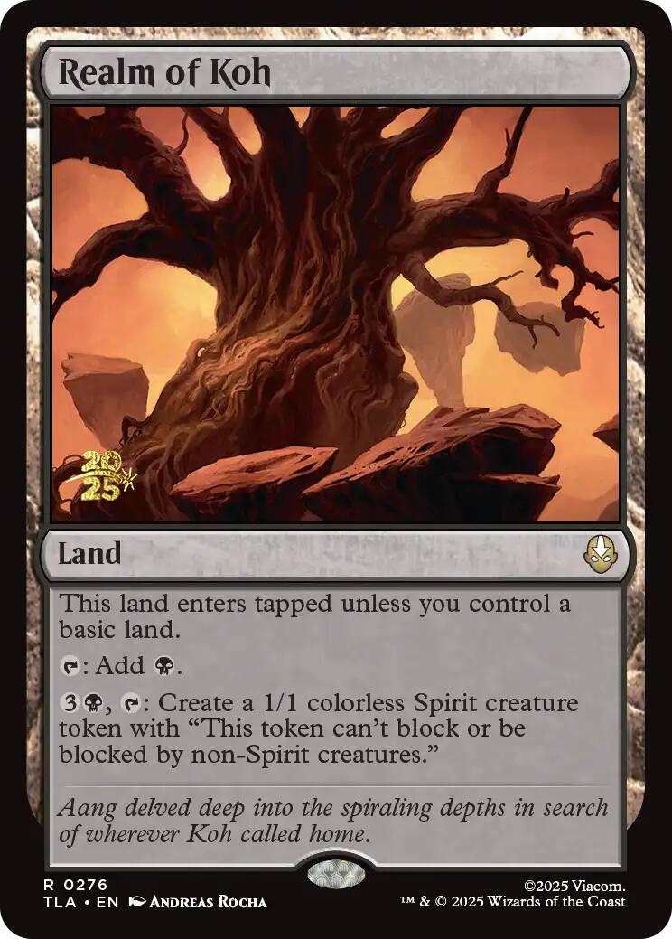 Realm of Koh [Avatar: The Last Airbender Prerelease Cards] | Gate City Games LLC