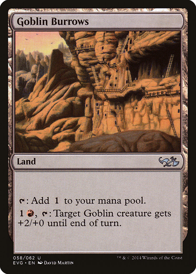 Goblin Burrows (Elves vs. Goblins) [Duel Decks Anthology] | Gate City Games LLC