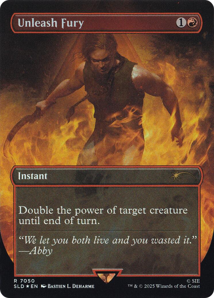 Unleash Fury (Rainbow Foil) [Secret Lair Drop Series] | Gate City Games LLC