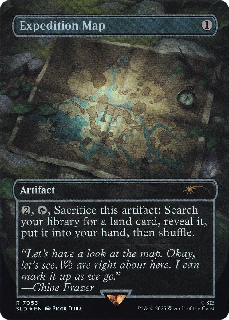 Expedition Map (Rainbow Foil) [Secret Lair Drop Series] | Gate City Games LLC