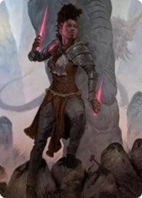 Kaya the Inexorable Art Card [Kaldheim Art Series] | Gate City Games LLC