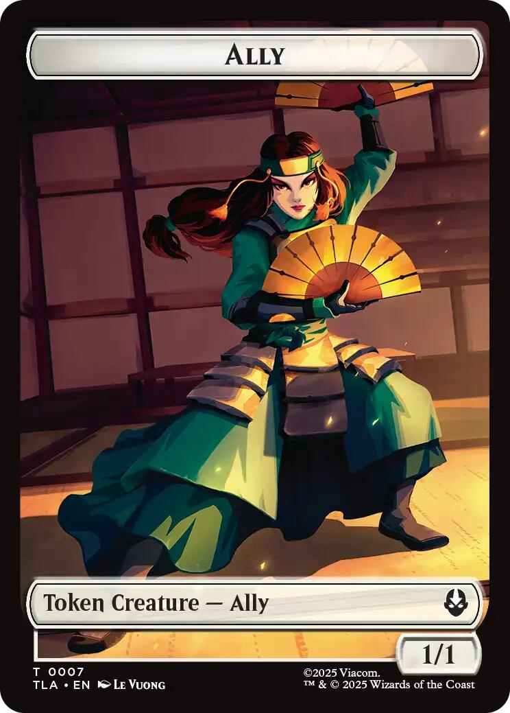 Ally (0007) // Clue (0018) Double-Sided Token [Avatar: The Last Airbender Tokens] | Gate City Games LLC