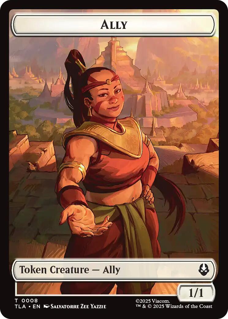 Ally (0008) // Clue (0016) Double-Sided Token [Avatar: The Last Airbender Tokens] | Gate City Games LLC