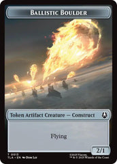 Ballistic Boulder // Soldier (0011) Double-Sided Token [Avatar: The Last Airbender Tokens] | Gate City Games LLC