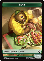 Bear // Food (0020) Double-Sided Token [Avatar: The Last Airbender Tokens] | Gate City Games LLC