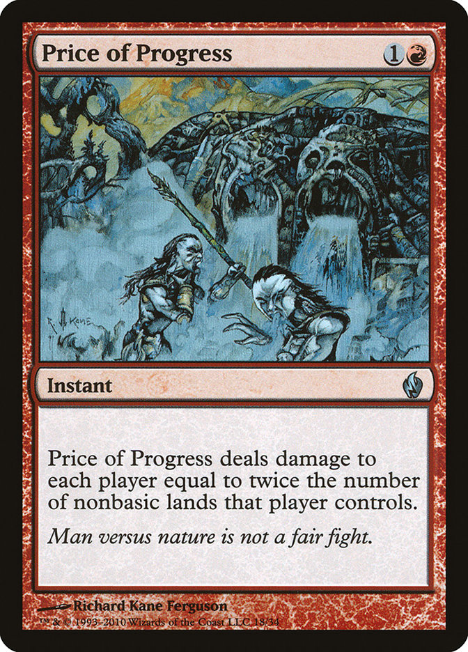 Price of Progress [Premium Deck Series: Fire and Lightning] | Gate City Games LLC