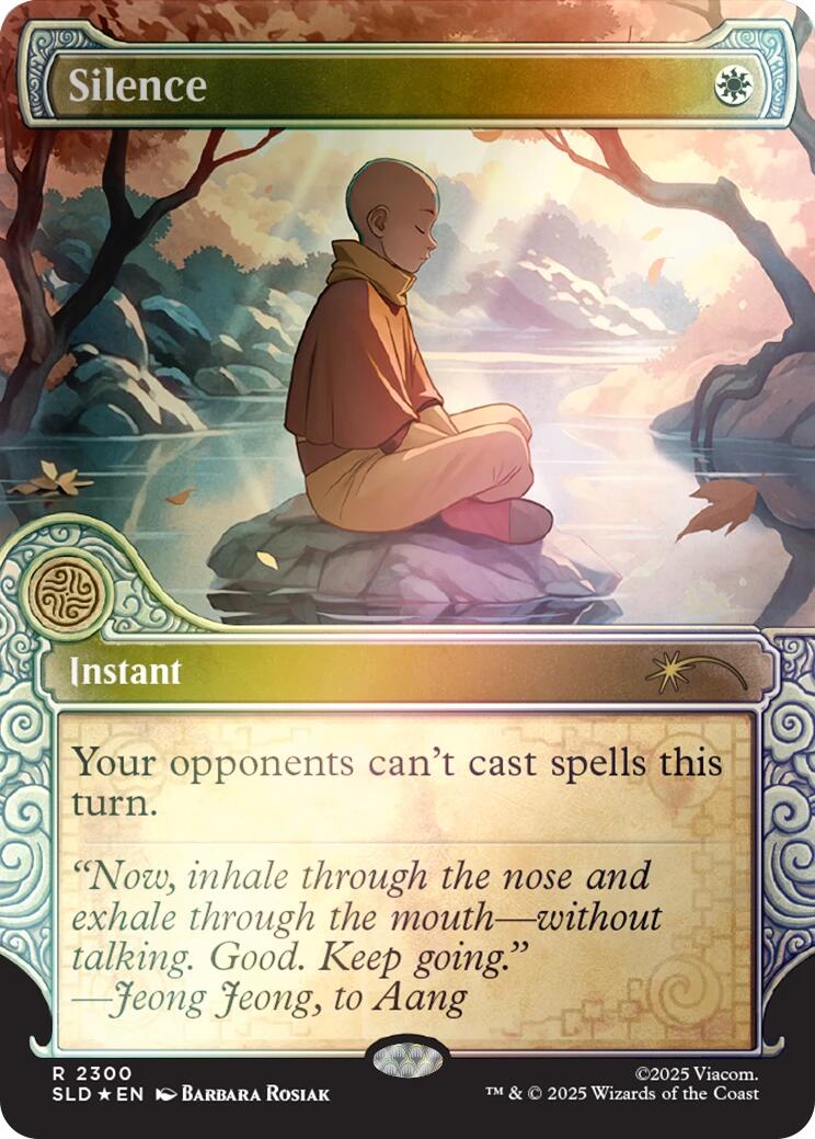 Silence (2300) (Rainbow Foil) [Secret Lair Drop Series] | Gate City Games LLC