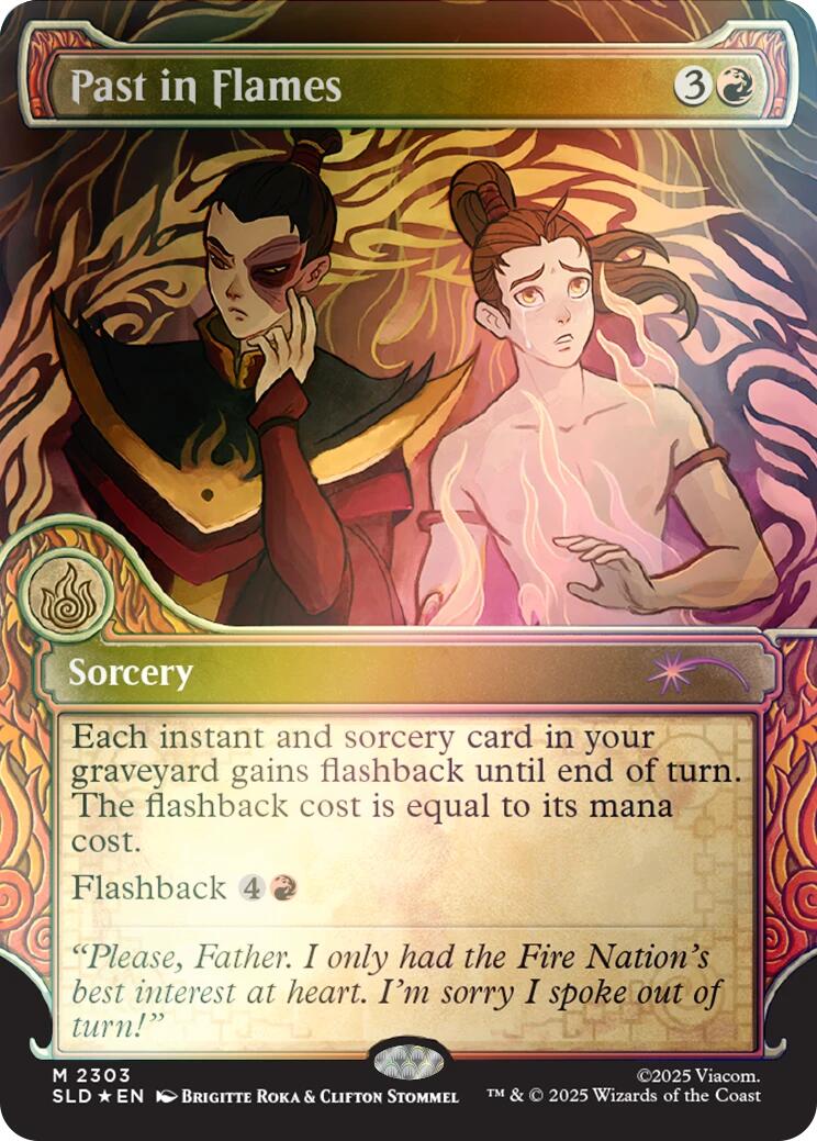 Past in Flames (Rainbow Foil) [Secret Lair Drop Series] | Gate City Games LLC
