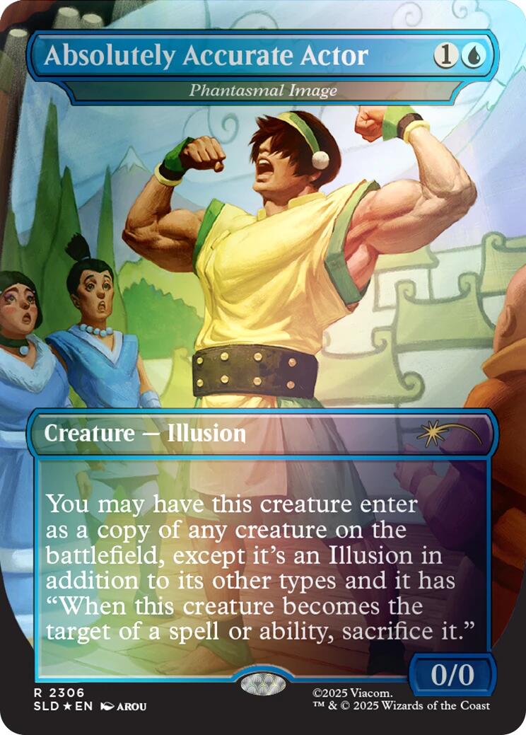 Absolutely Accurate Actor - Phantasmal Image (Rainbow Foil) [Secret Lair Drop Series] | Gate City Games LLC