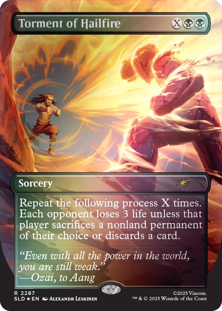 Torment of Hailfire (2287) (Rainbow Foil) [Secret Lair Drop Series] | Gate City Games LLC