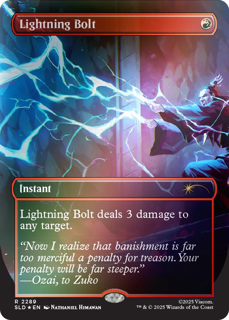 Lightning Bolt (2289) (Rainbow Foil) [Secret Lair Drop Series] | Gate City Games LLC