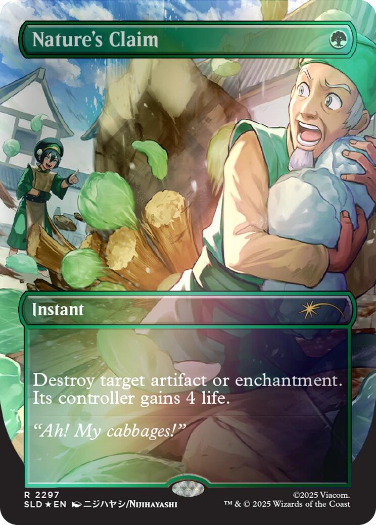 Nature's Claim (Rainbow Foil) [Secret Lair Drop Series] | Gate City Games LLC