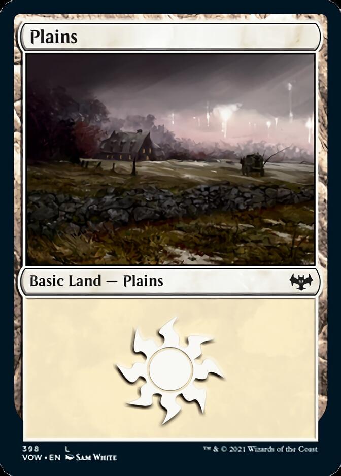 Plains (398) [Innistrad: Crimson Vow] | Gate City Games LLC