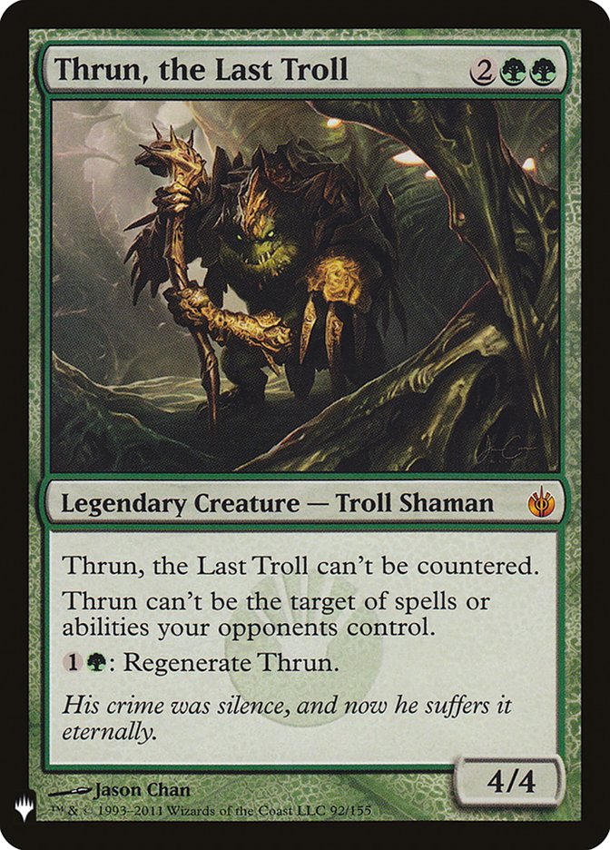 Thrun, the Last Troll [Mystery Booster] | Gate City Games LLC