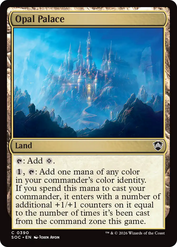 Opal Palace [Secrets of Strixhaven Commander] | Gate City Games LLC