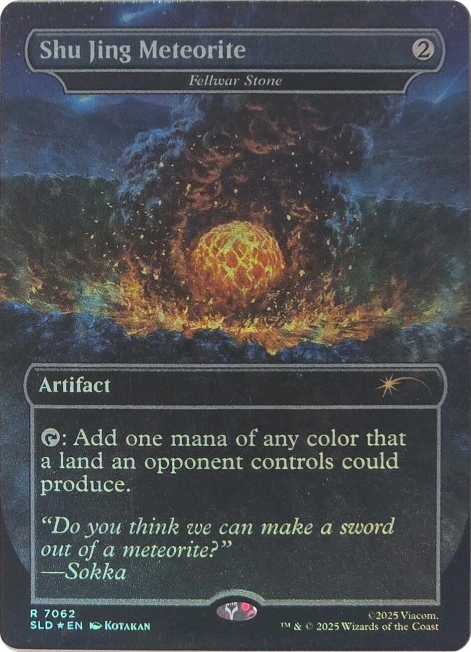 Shu Jing Meteorite - Fellwar Stone (Rainbow Foil) [Secret Lair Drop Series] | Gate City Games LLC