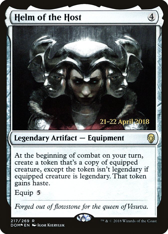 Helm of the Host [Dominaria Prerelease Promos] | Gate City Games LLC