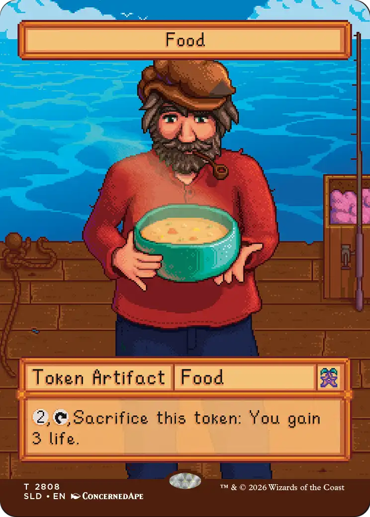 Food Token (2808) [Secret Lair Drop Series] | Gate City Games LLC