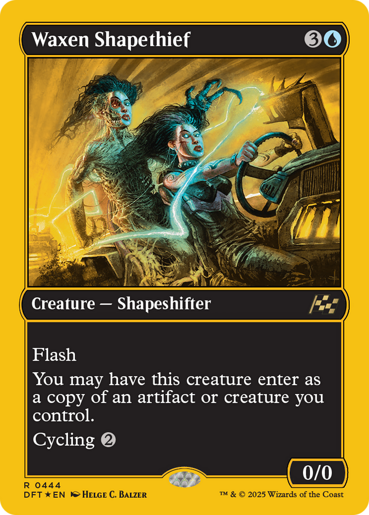 Waxen Shapethief (First-Place Foil) [Aetherdrift] | Gate City Games LLC