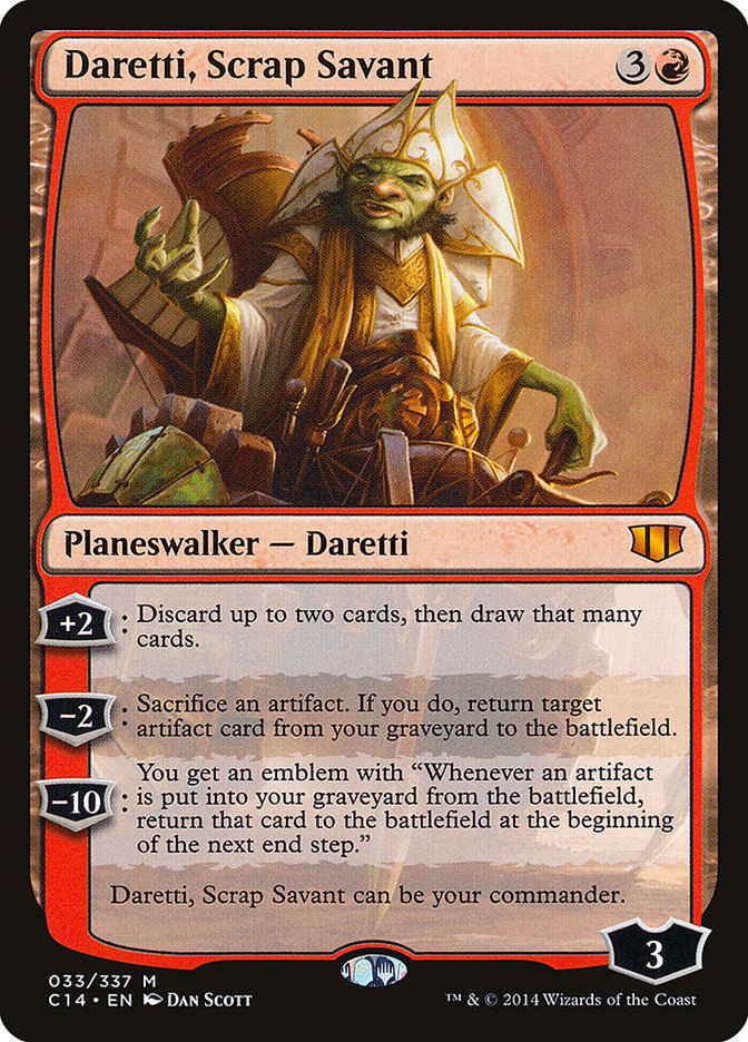 Daretti, Scrap Savant [Commander 2014] | Gate City Games LLC