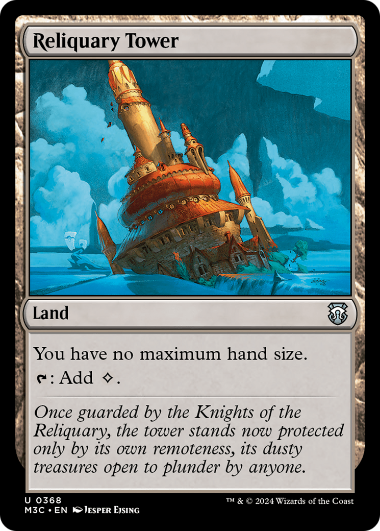 Reliquary Tower (Ripple Foil) [Modern Horizons 3 Commander] | Gate City Games LLC