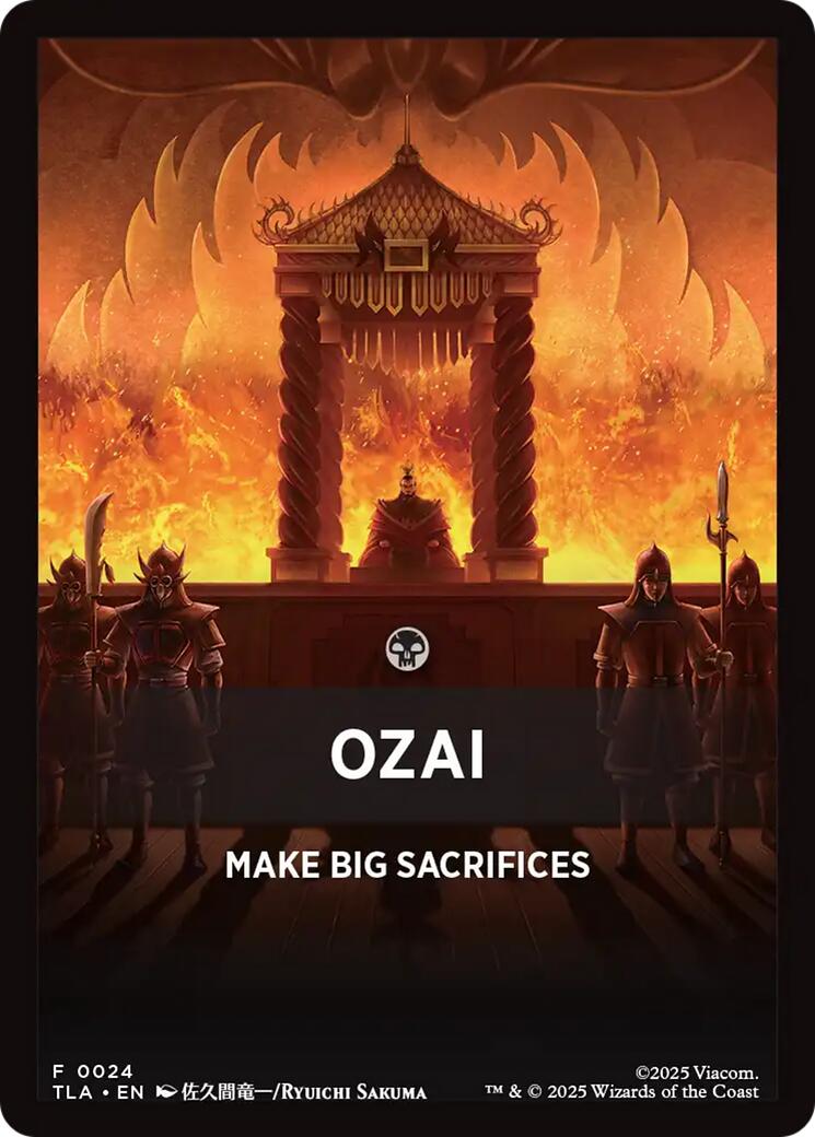 Ozai Theme Card [Avatar: The Last Airbender Tokens] | Gate City Games LLC