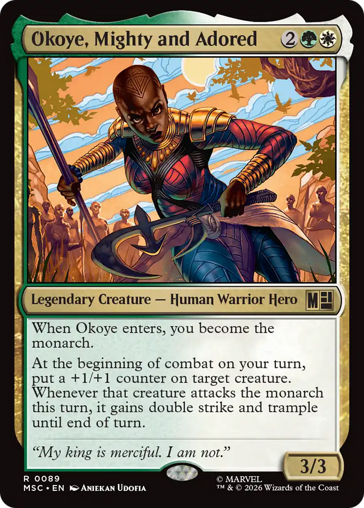 Okoye, Mighty and Adored [Marvel Super Heroes Commander] | Gate City Games LLC