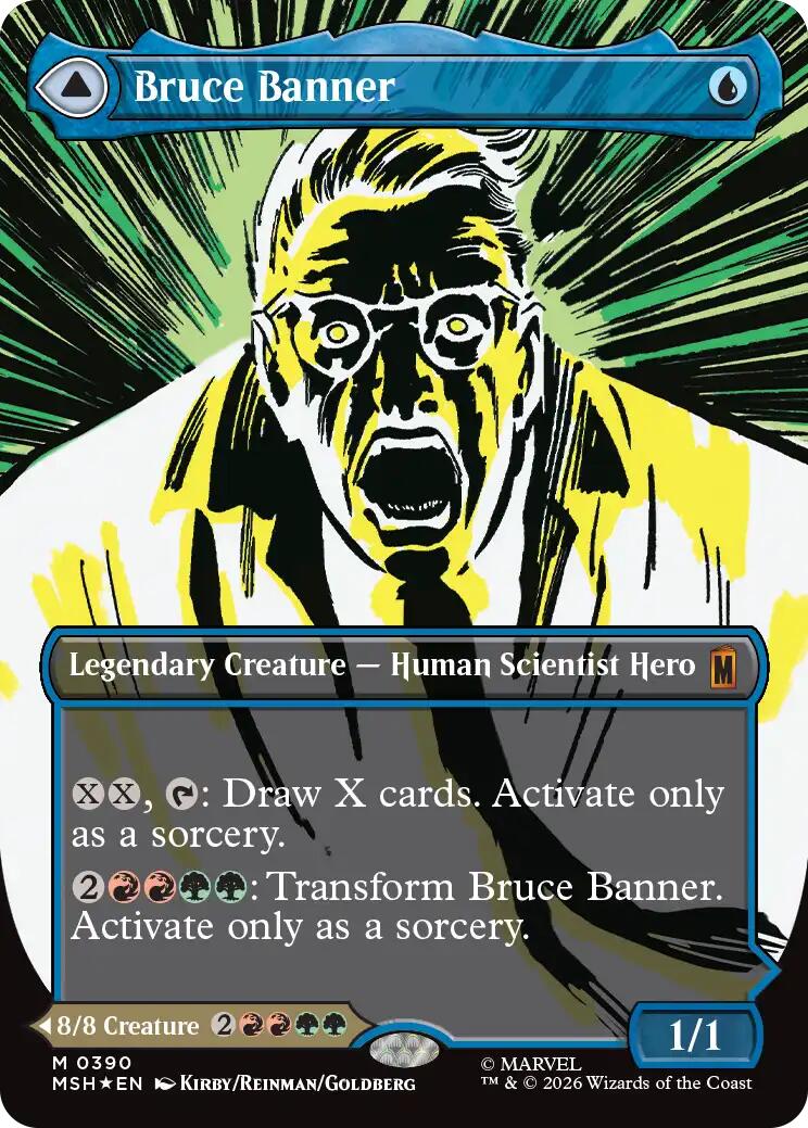Bruce Banner (Borderless) [Marvel Super Heroes] | Gate City Games LLC