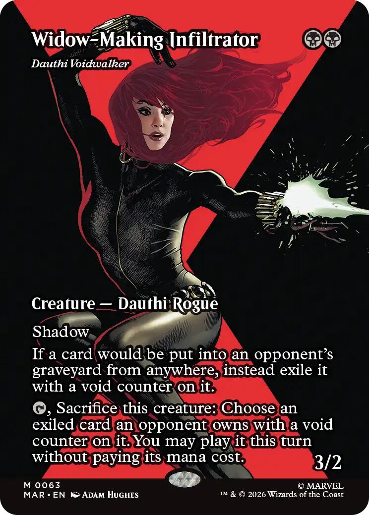 Widow-Making Infiltrator - Dauthi Voidwalker (Borderless) [Marvel Universe: Eternal-Legal] | Gate City Games LLC