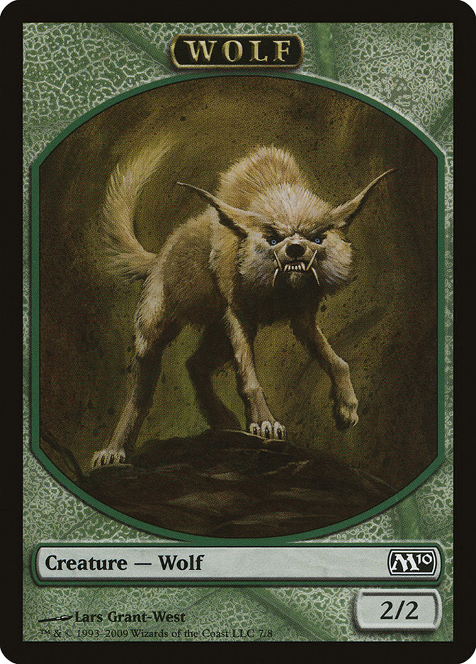 Wolf Token [Magic 2010 Tokens] | Gate City Games LLC