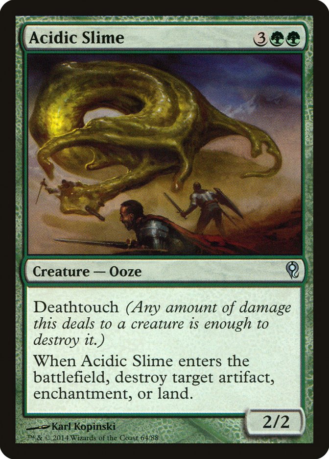 Acidic Slime [Duel Decks: Jace vs. Vraska] | Gate City Games LLC