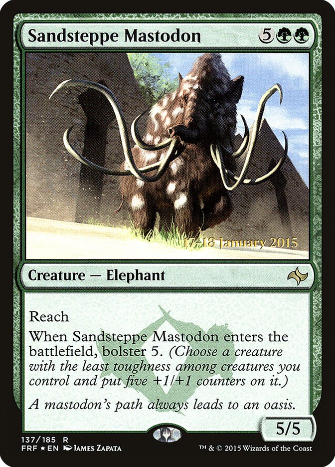 Sandsteppe Mastodon [Fate Reforged Prerelease Promos] | Gate City Games LLC