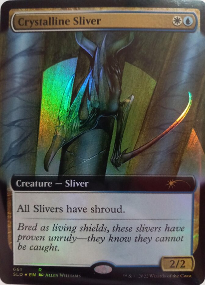 Crystalline Sliver (Extended Art) [Secret Lair Drop Promos] | Gate City Games LLC