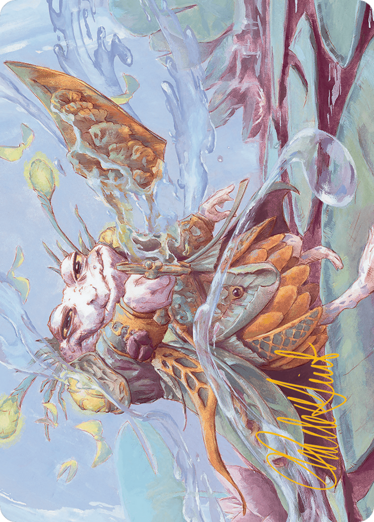 Glarb, Calamity's Augur Art Card (Gold-Stamped Signature) [Bloomburrow Art Series] | Gate City Games LLC