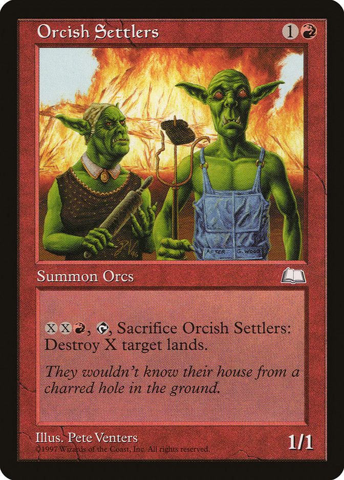 Orcish Settlers [Weatherlight] | Gate City Games LLC